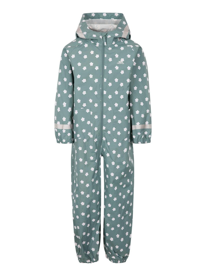 Trespass - Combinaison de pluie SHOWERY Gris Vert - Kiabi