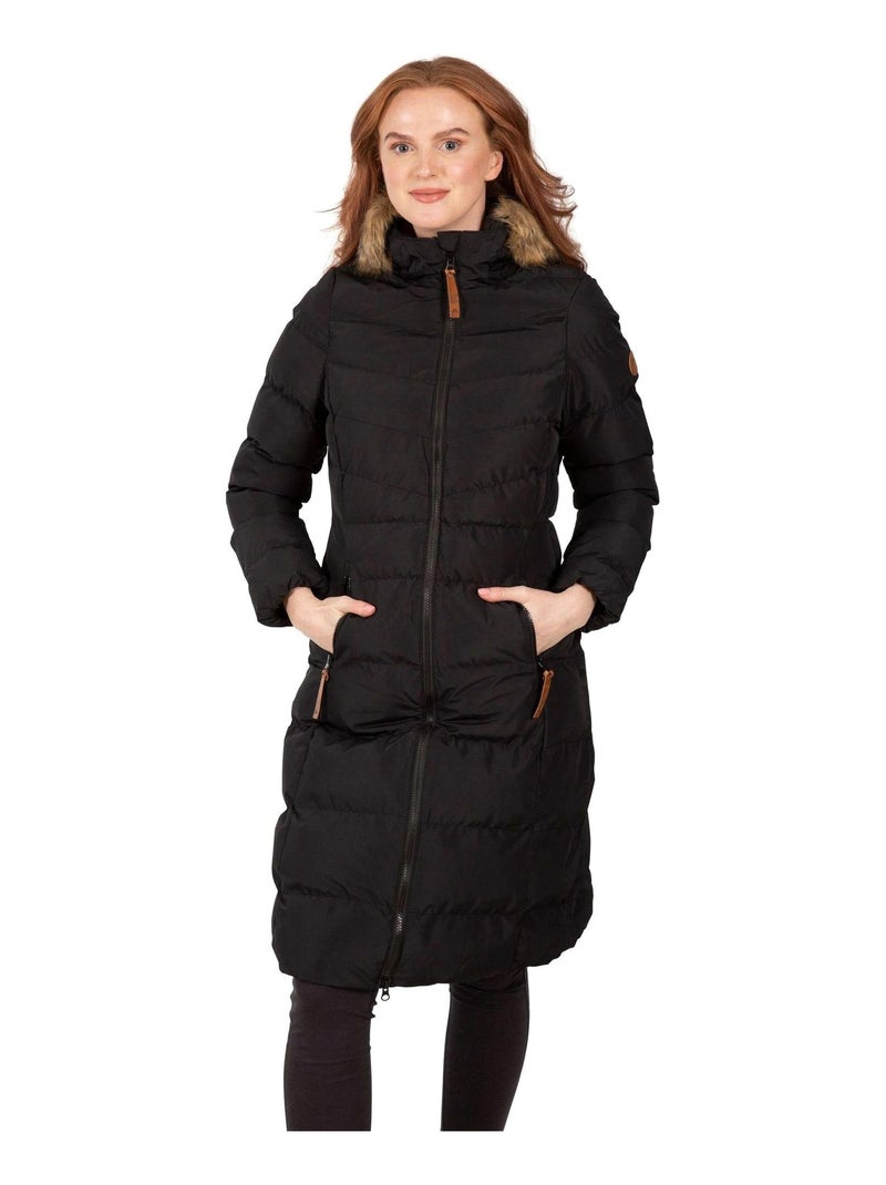 Trespass - Doudoune longue AUDREY Noir - Kiabi