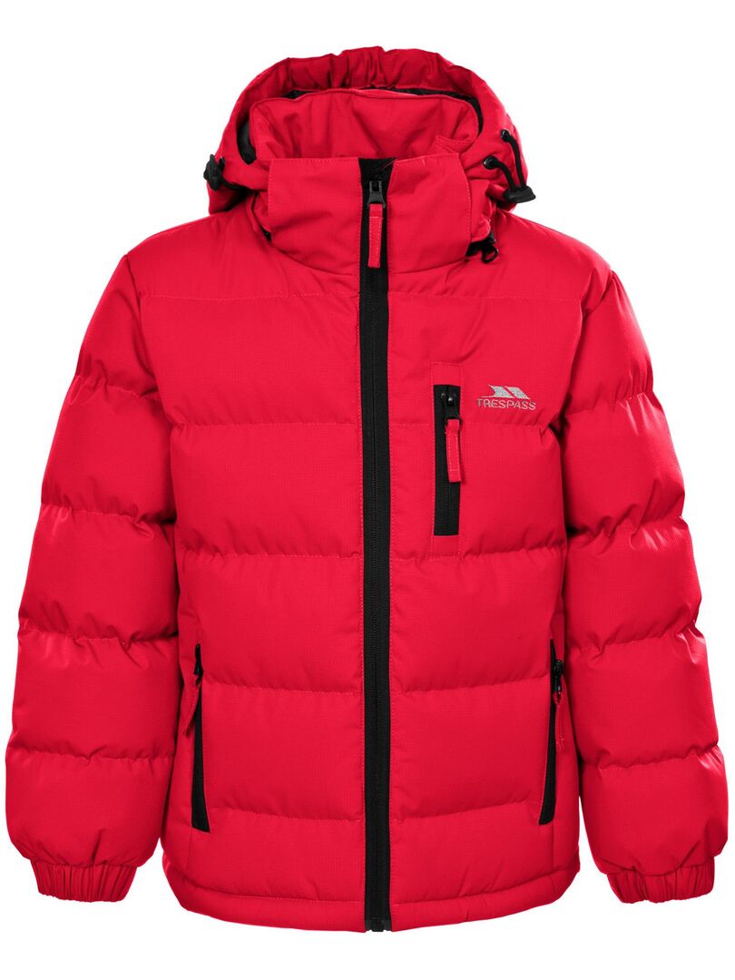 Parka rouge 2025 femme pas cher