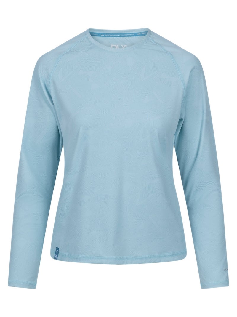 Trespass - Haut manches longues ANNELIESE Bleu turquoise - Kiabi