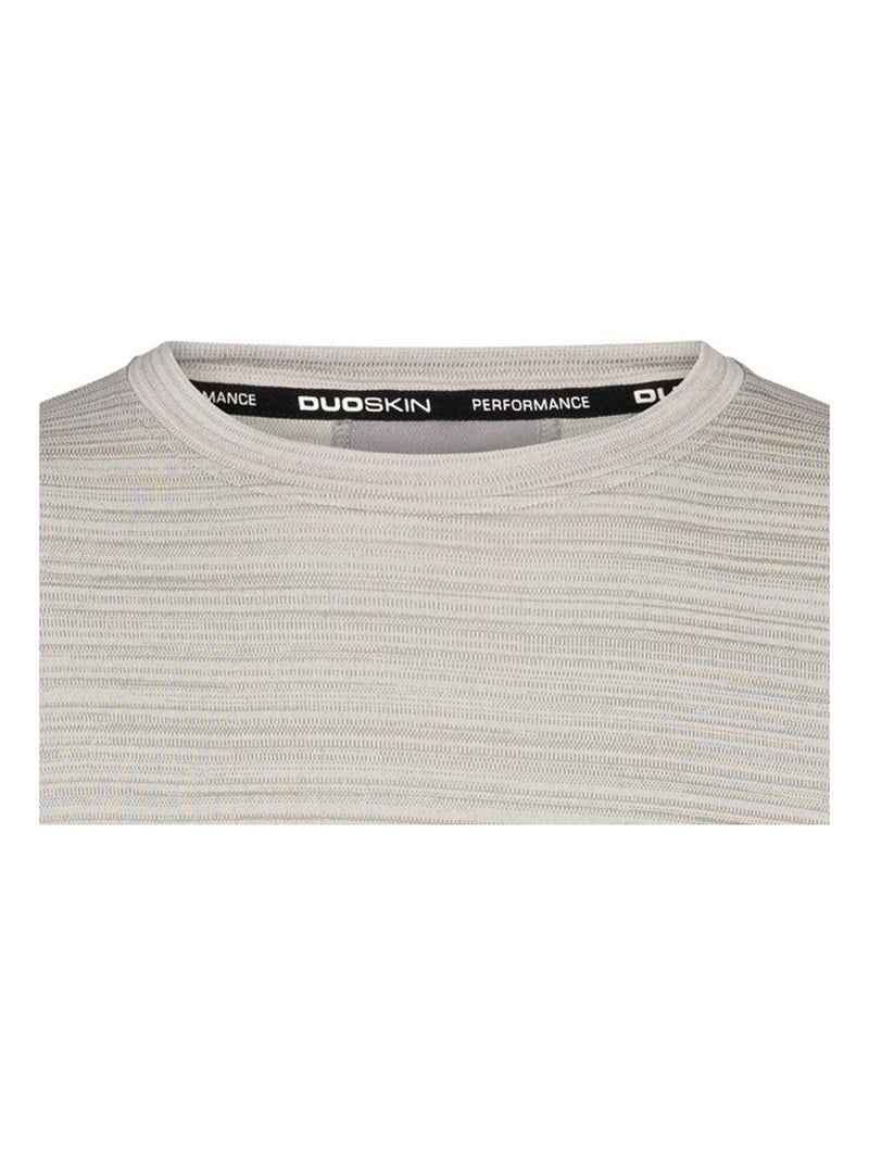 Trespass - Haut manches longues sport NETTIL Gris Gris clair - Kiabi