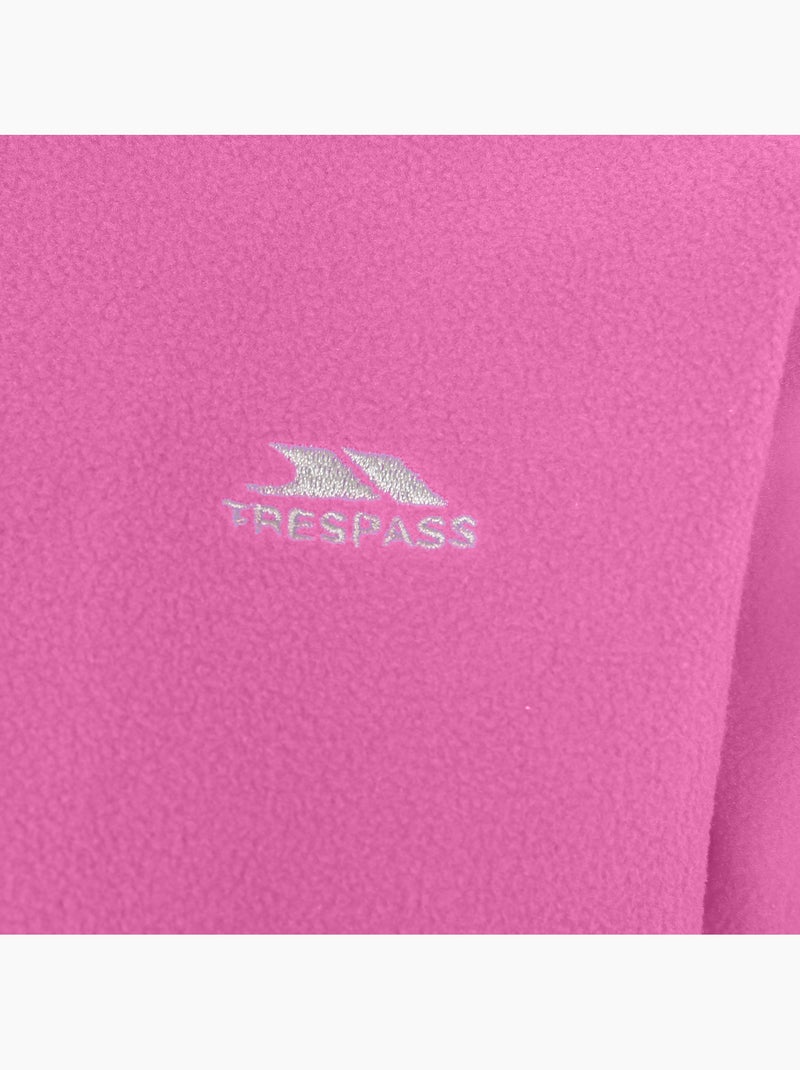 Trespass - Haut polaire à col montant zippé SYBIL Rose foncé - Kiabi