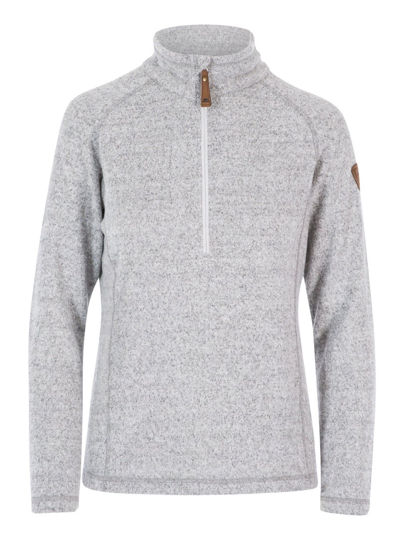 Trespass - Haut polaire TENDERNESS Gris chiné - Kiabi