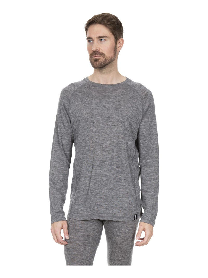 Trespass - Haut thermique WEXLER DLX Gris chiné - Kiabi