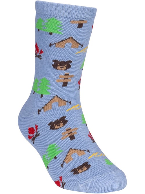 Trespass - Lot de 2 paires de chaussettes motif/style camping - Kiabi