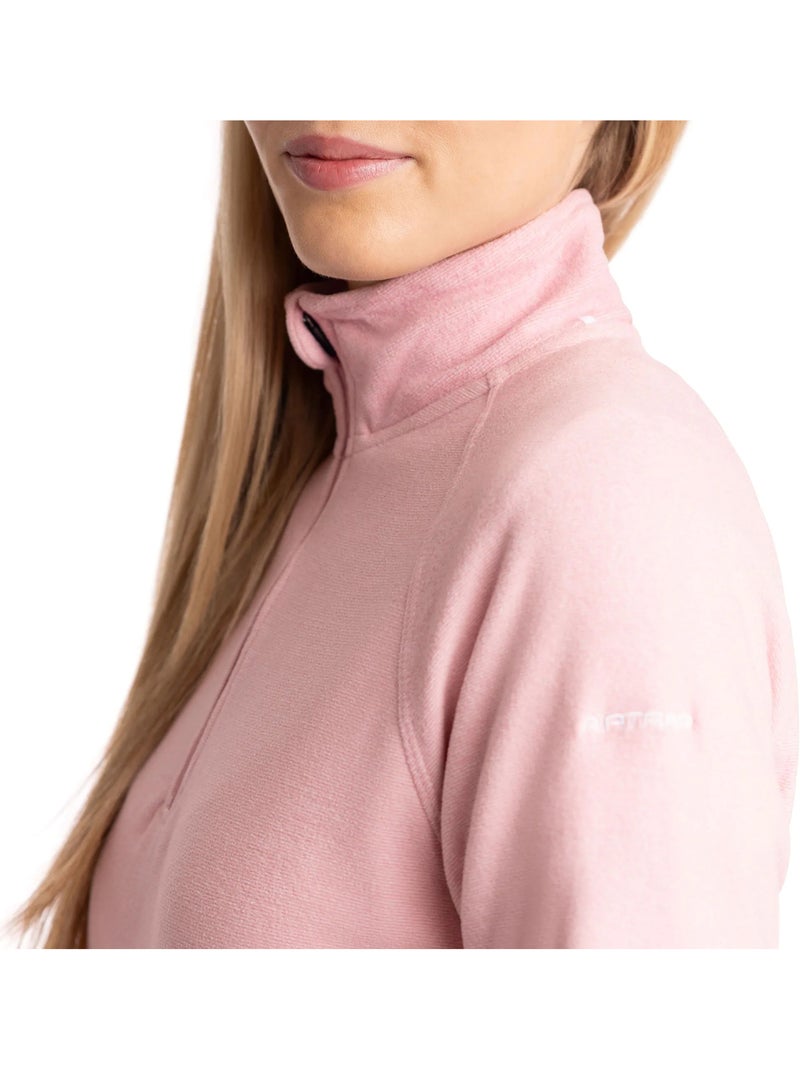 Trespass - Polaire MEADOWS Gris froid/Rose - Kiabi