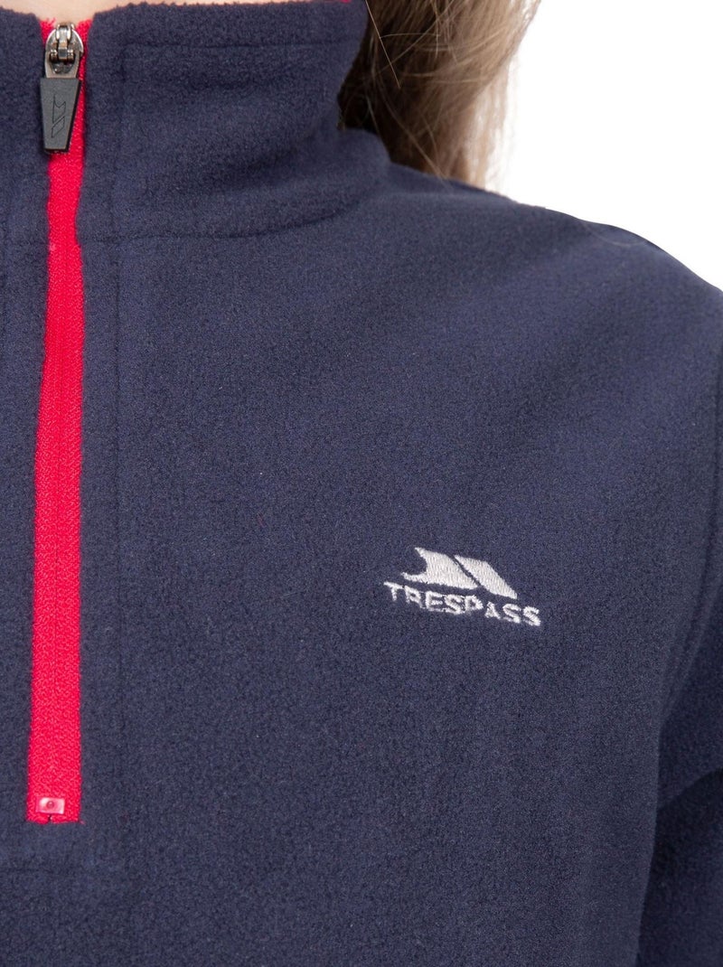 Veste effet polaire bleu marine femme | Cache Cache