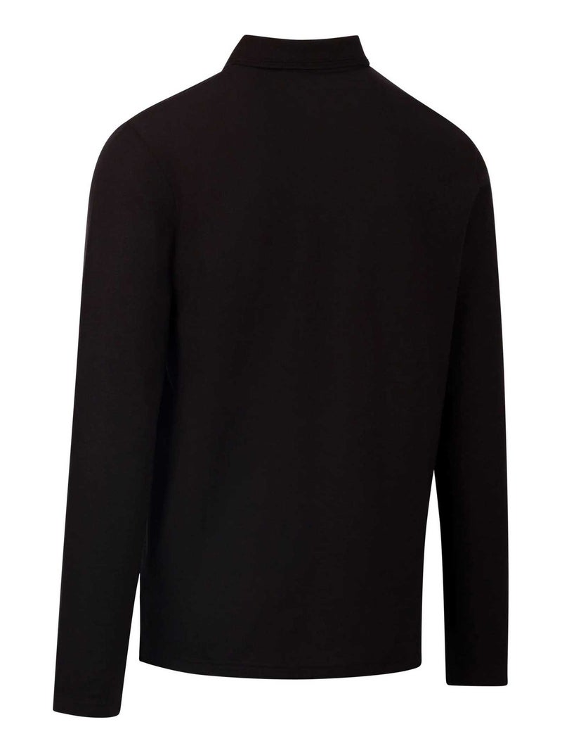 Trespass - Polo manches longues LEBLANC Noir - Kiabi