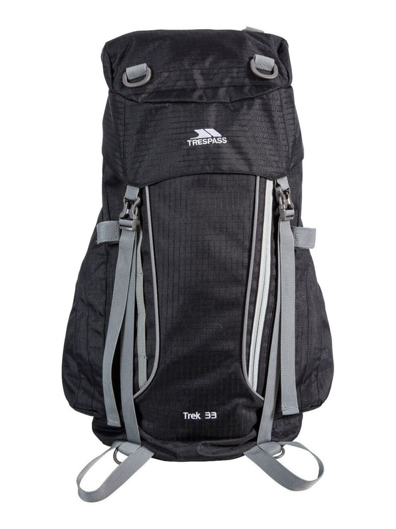 Trespass - Sac à dos de randonnée TREK Gris foncé - Kiabi