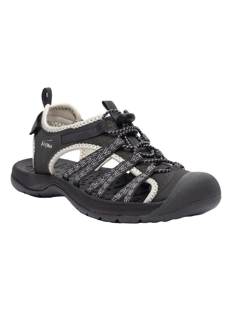 Trespass - Sandales de sport BRONTIE Gris Noir - Kiabi