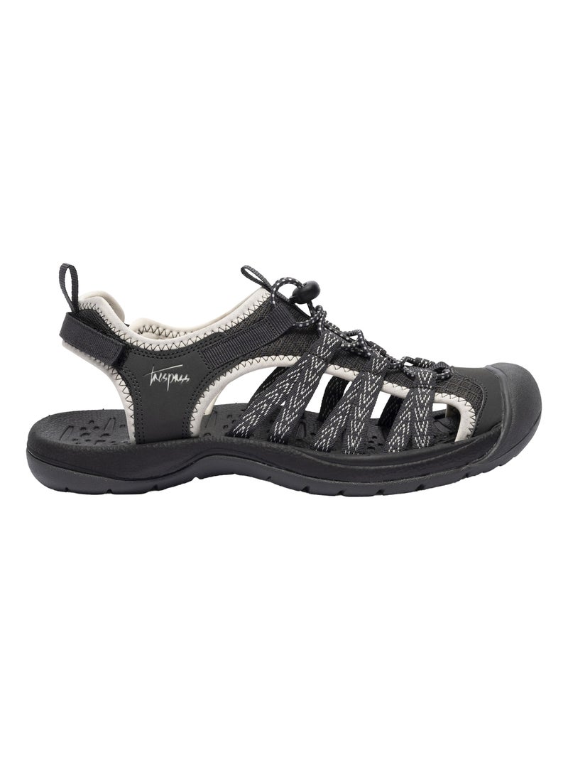 Trespass - Sandales de sport BRONTIE Gris Noir - Kiabi