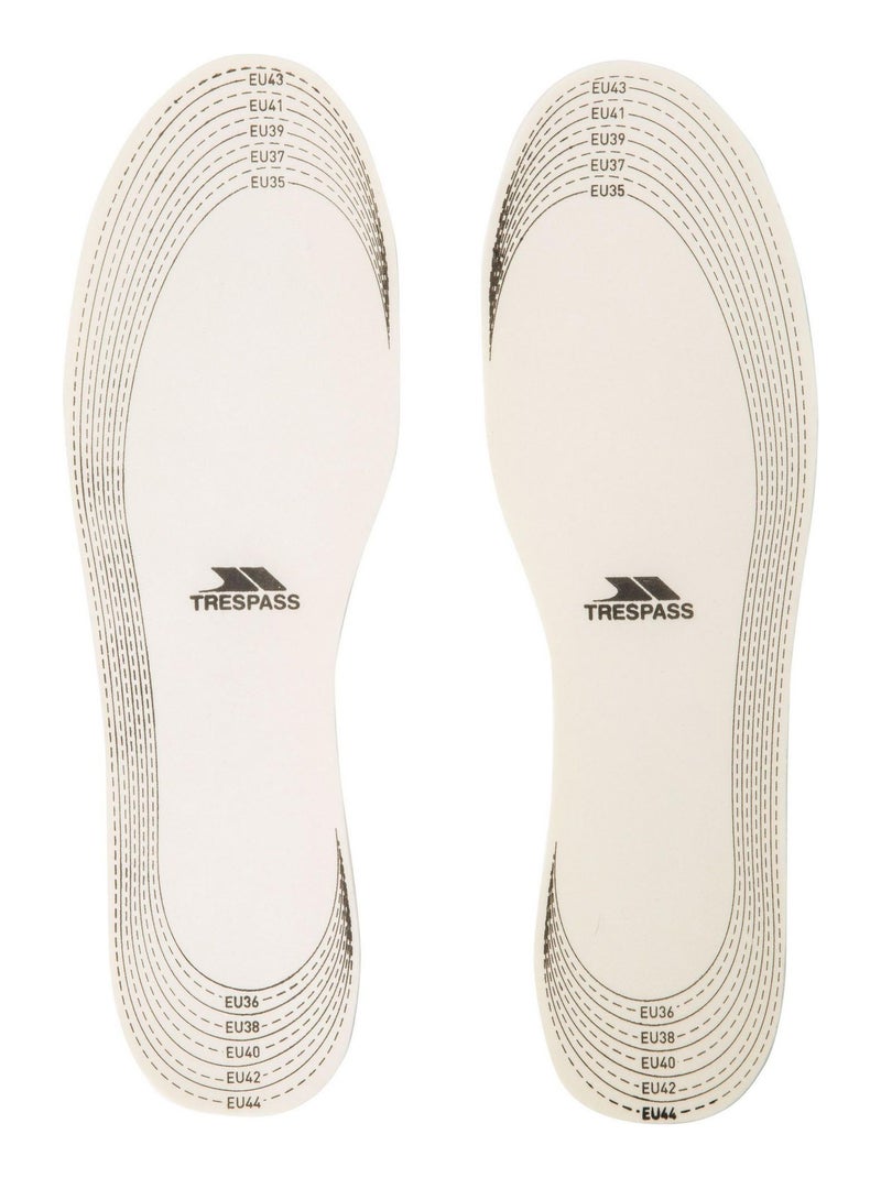 Trespass - Semelles intérieures BEARFEET Blanc - Kiabi