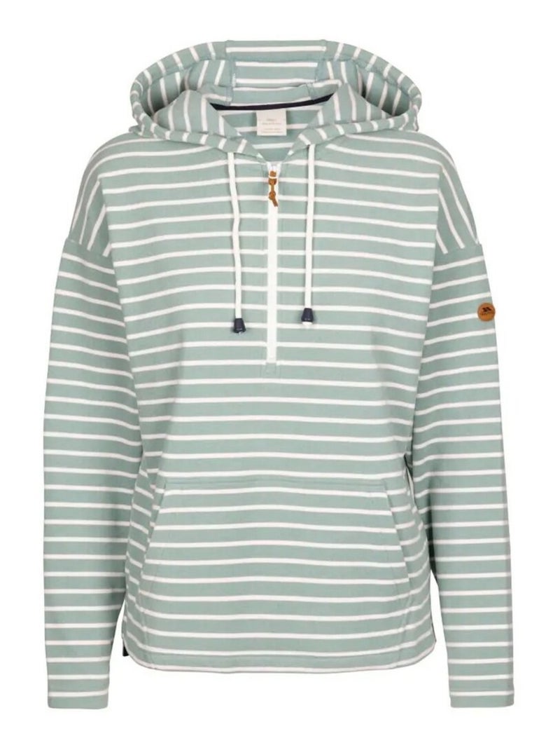 Trespass - Sweat à capuche SOFTLY Gris Vert - Kiabi