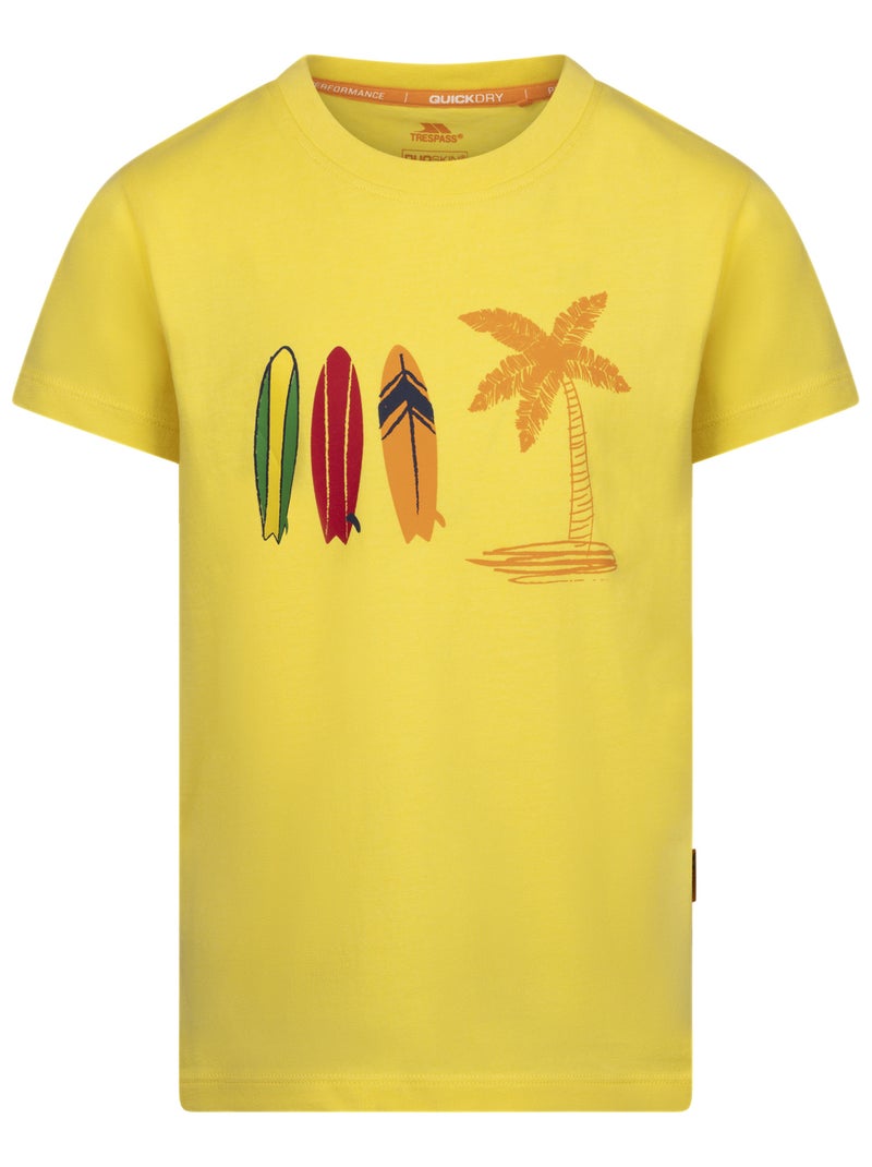Trespass - T-shirt ALLTOWN Jaune - Kiabi