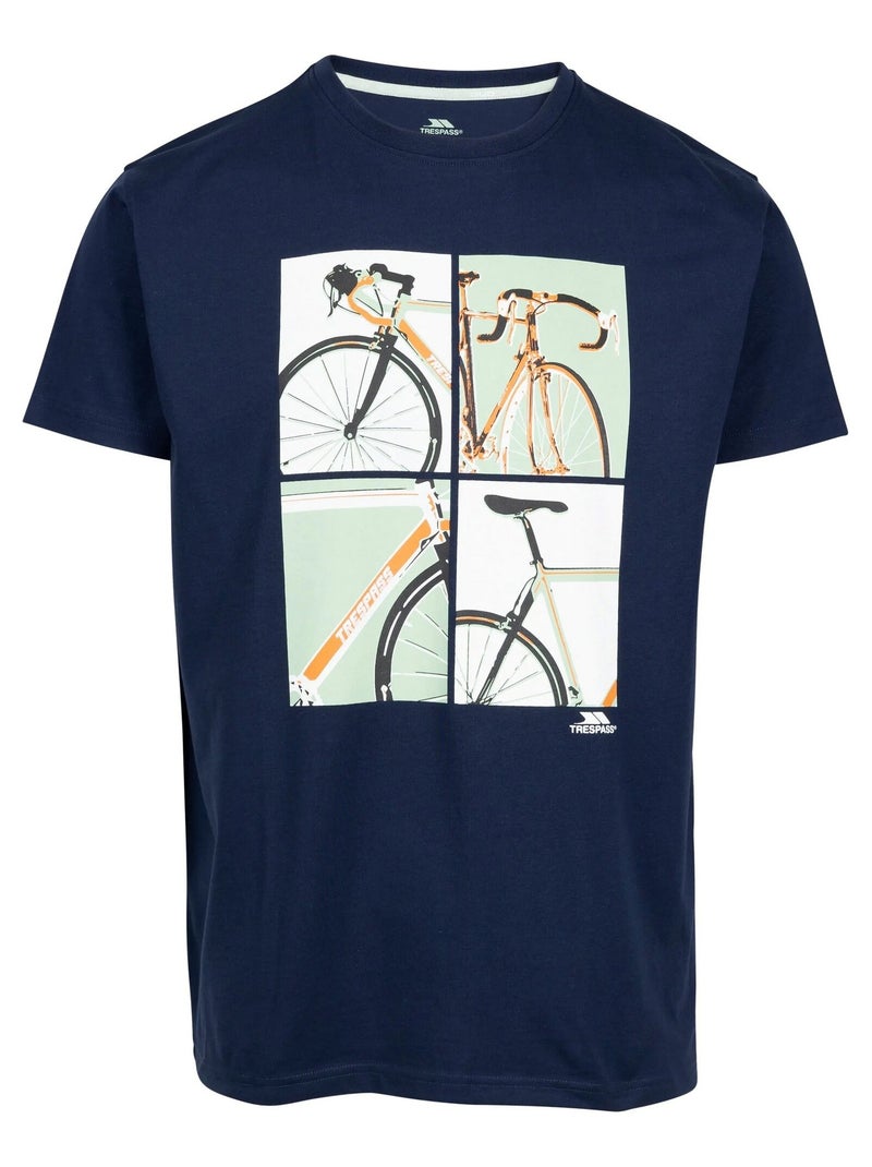 Trespass - T-shirt CHOWDER Bleu marine - Kiabi