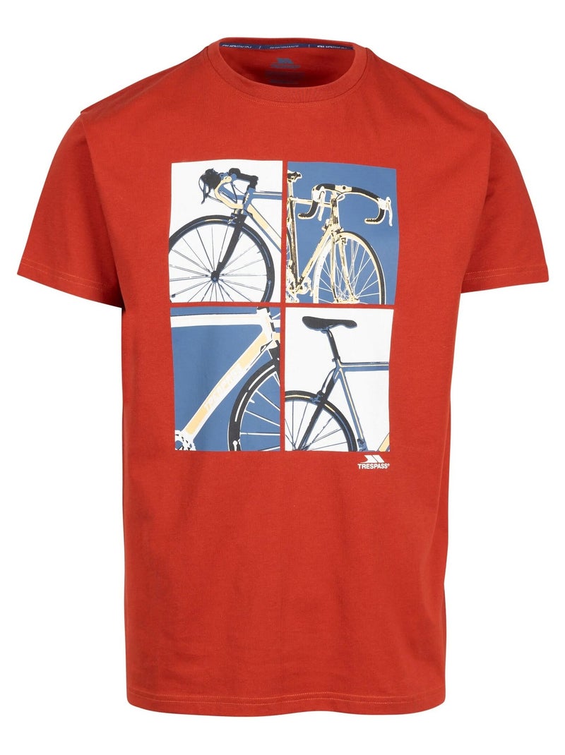 Trespass - T-shirt CHOWDER Rouge foncé - Kiabi