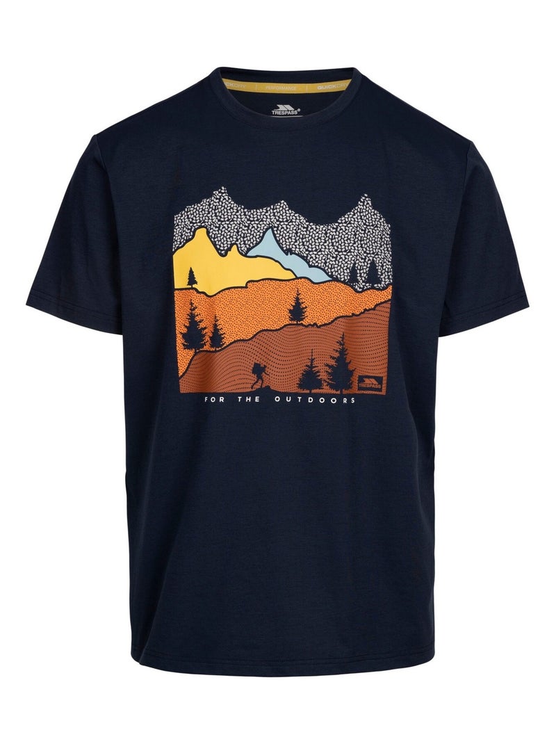 Trespass - T-shirt DANUB Bleu marine - Kiabi