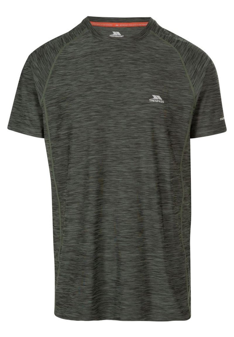 Trespass - T-shirt de sport GAFFNEY Noir Kaki - Kiabi