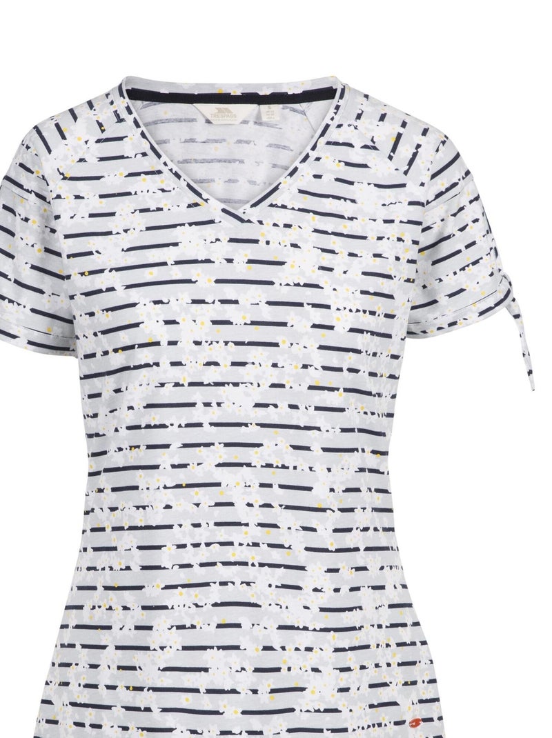 Trespass - T-shirt FERNIE Blanc Noir - Kiabi