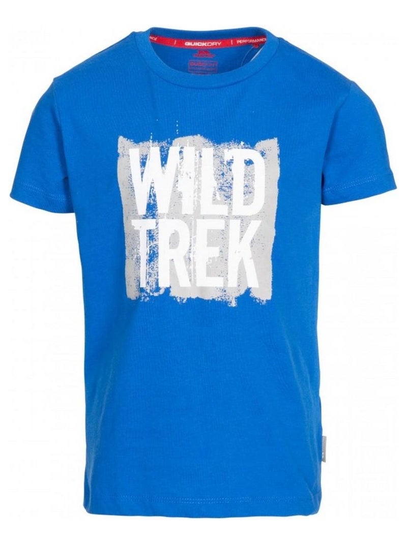 Trespass - T-shirt imprimé ZEALOUS Bleu - Kiabi