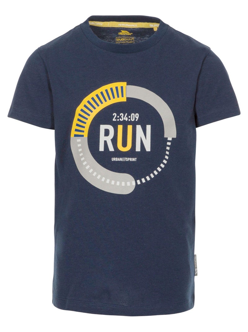 Trespass - T-shirt manches courtes UNDAUNTED Gris chiné - Kiabi