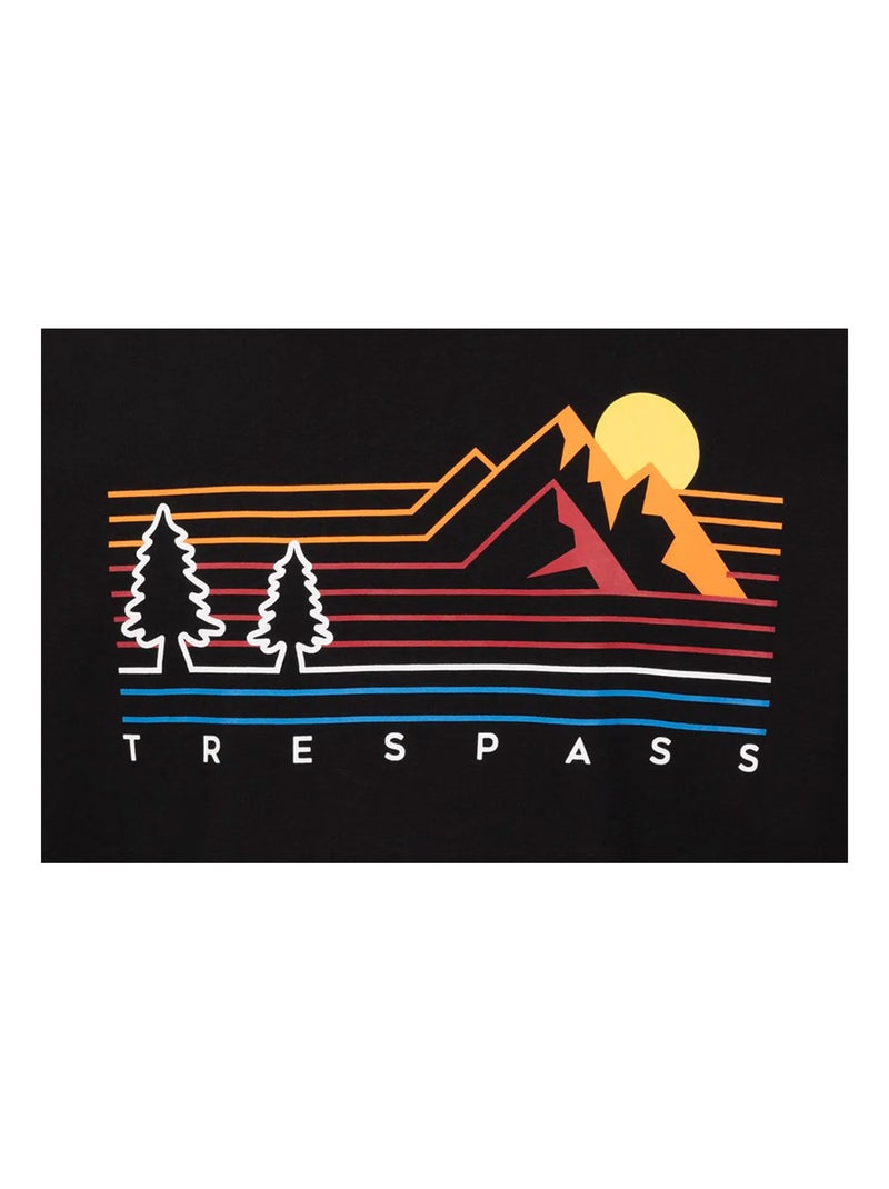 Trespass - T-shirt manches longues MACLEY Noir - Kiabi