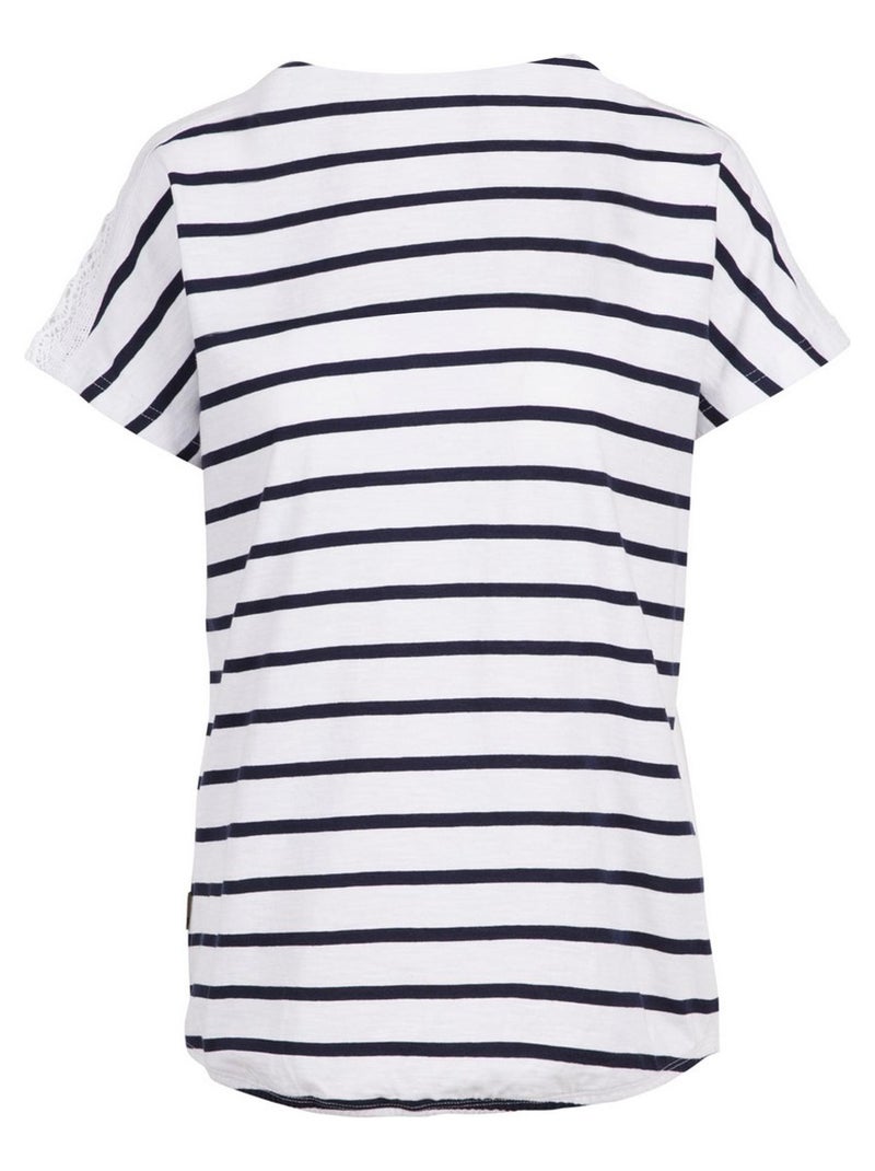 Trespass - T-shirt MOOR Bleu Bleu marine Blanc - Kiabi