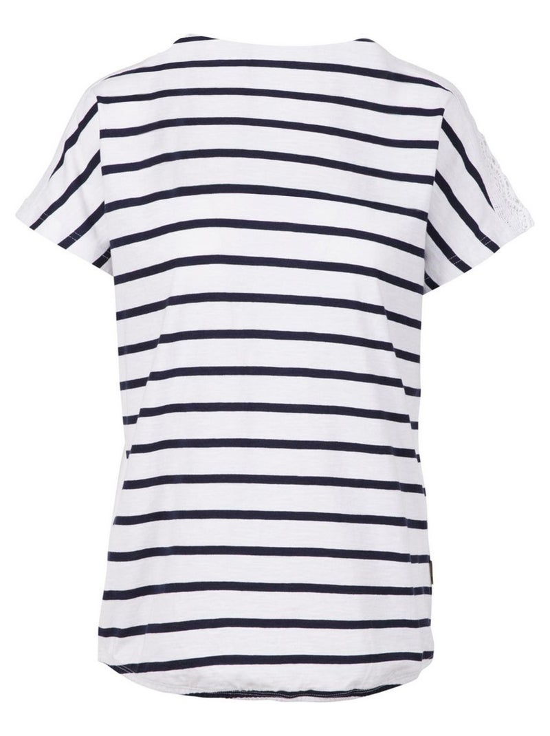 Trespass - T-shirt MOOR Bleu Bleu marine Blanc - Kiabi