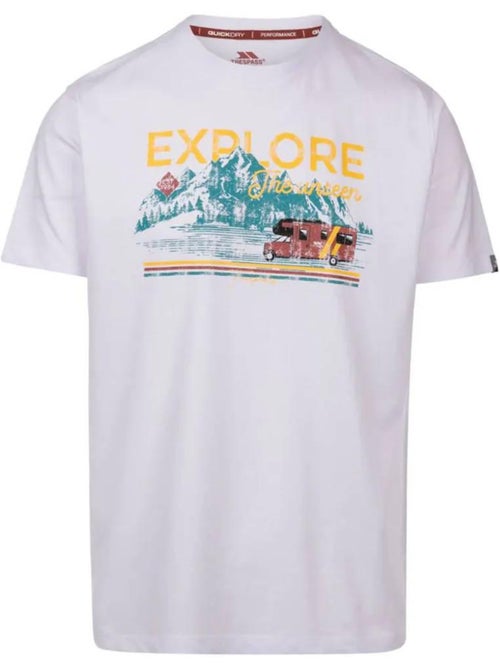 Trespass - T-shirt motifs montagne et camping-car THELON - Kiabi