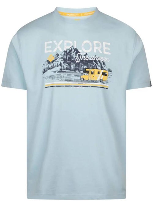 Trespass - T-shirt motifs montagne et camping-car THELON - Kiabi