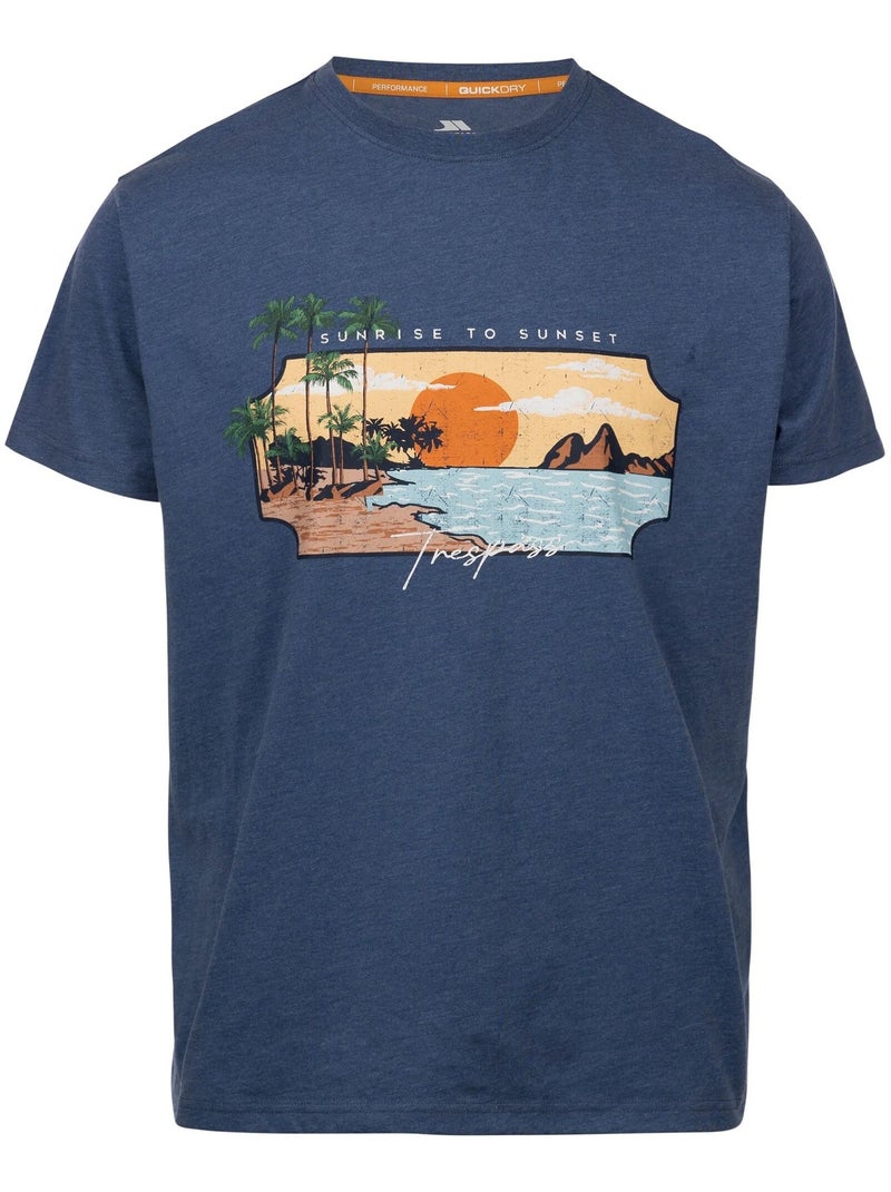 Trespass - T-shirt PENDLA Bleu ardoise - Kiabi