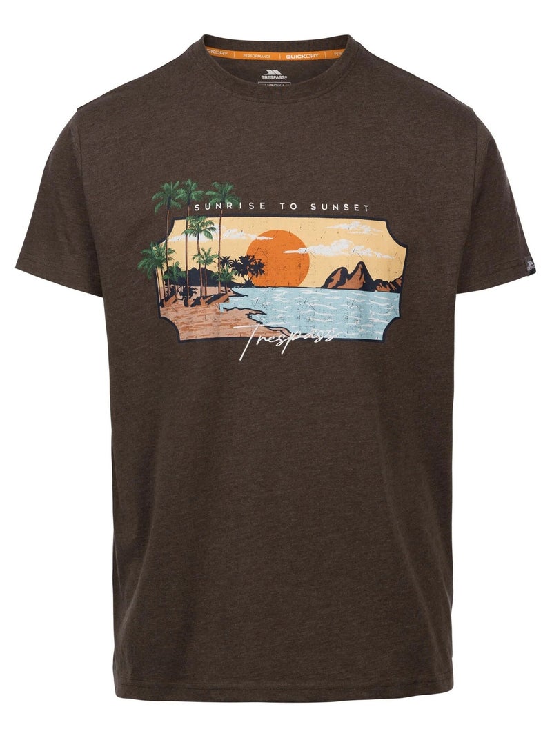 Trespass - T-shirt PENDLA Marron foncé - Kiabi