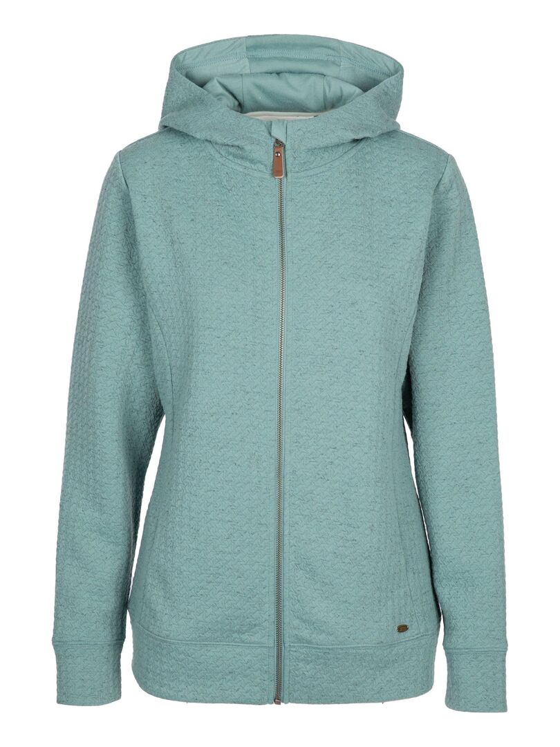 Sweat zip à capuche Femme Champion FULL ZIP HOODIE SWEATSHIRT Bleu