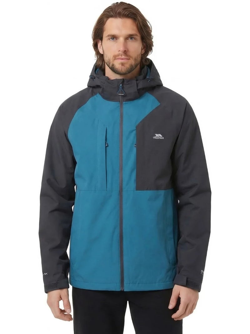 Trespass - Veste d'extérieur à capuche FALA Bleu lagon - Kiabi