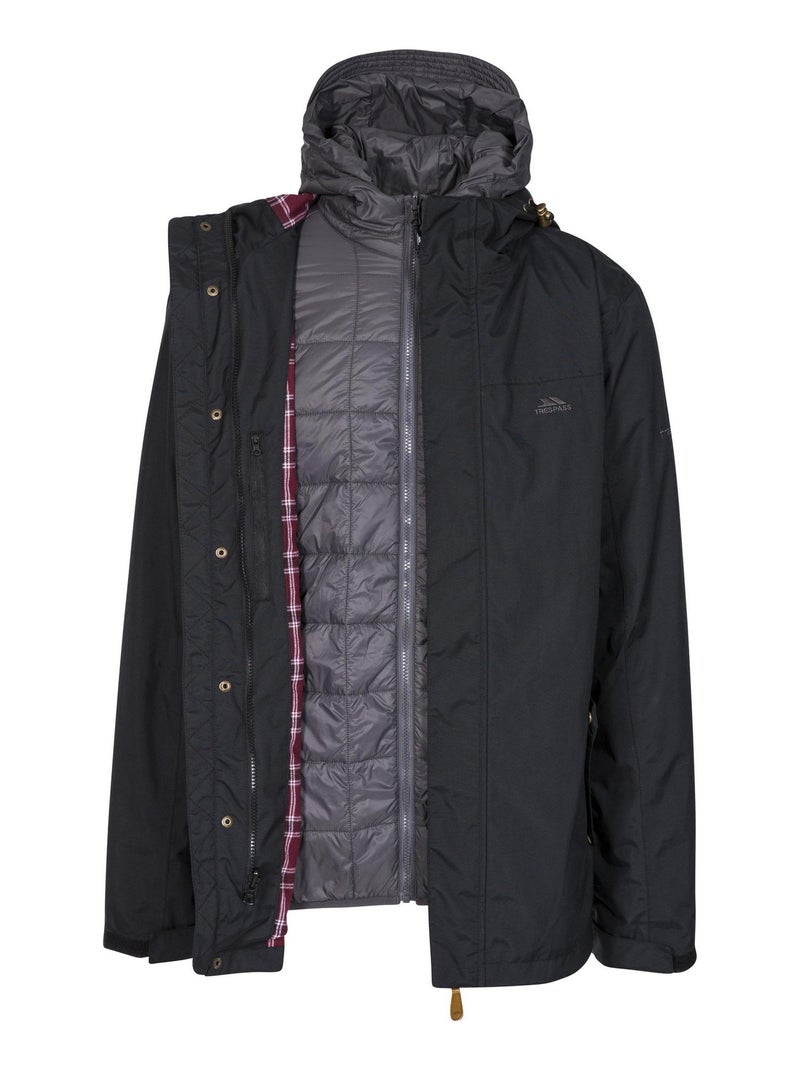 Trespass - Veste imperméable ENTHUSIASTS Noir - Kiabi