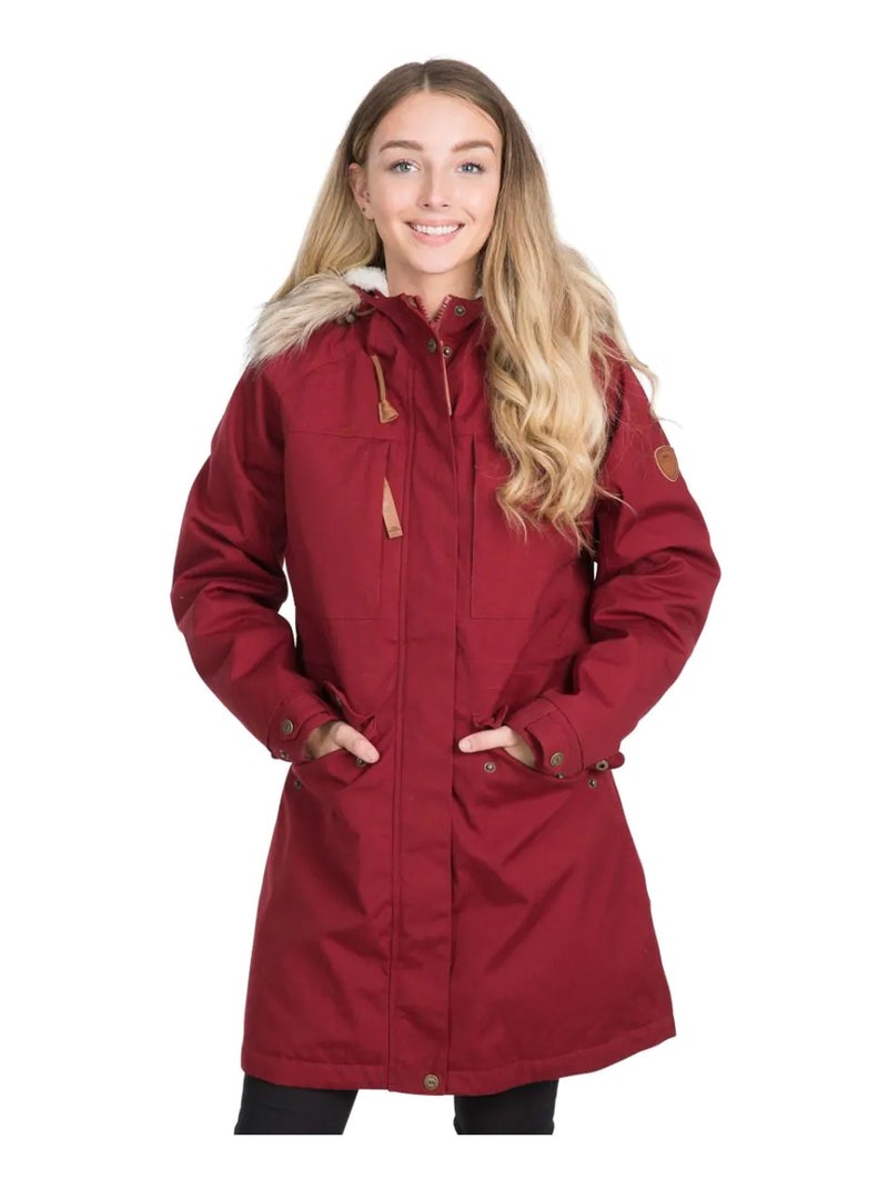 Trespass - Veste imperméable FAITHFUL Bordeaux - Kiabi