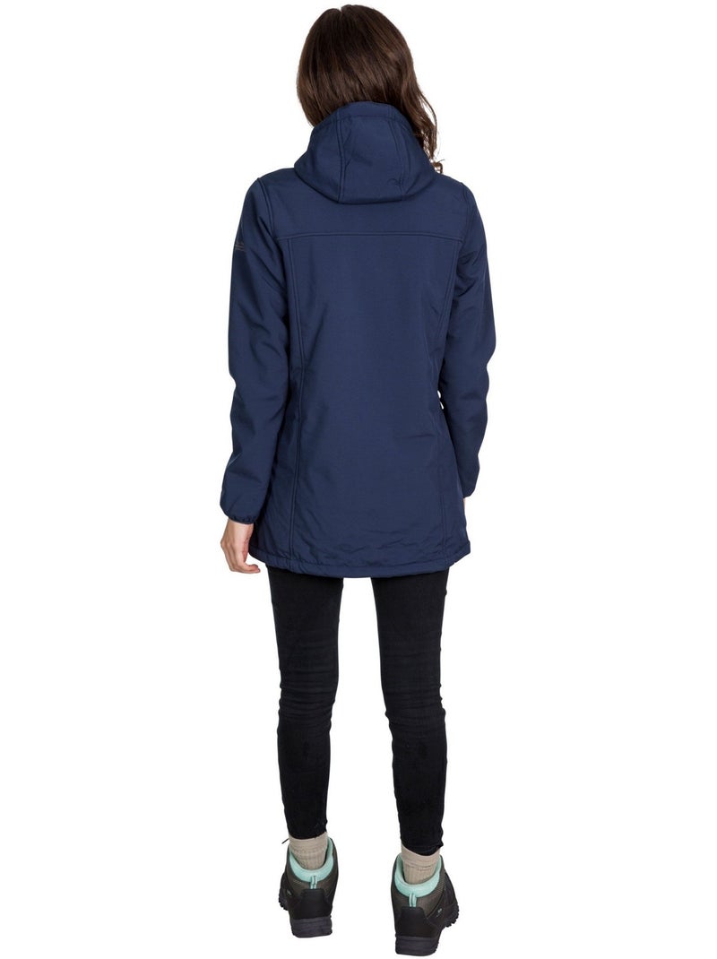 Trespass - Veste imperméable longue KRISTEN Bleu marine - Kiabi