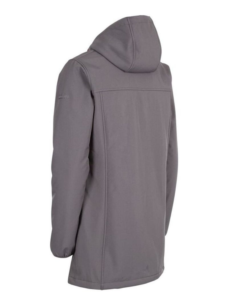 Trespass - Veste imperméable longue KRISTEN Gris Noir - Kiabi