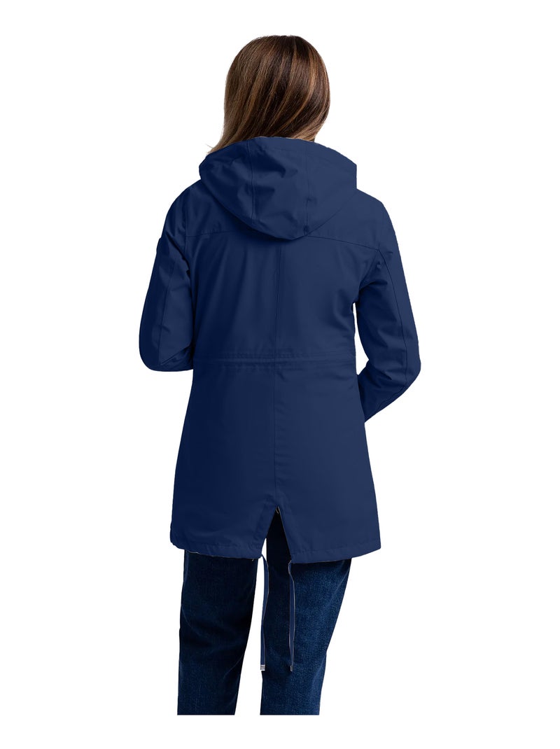 Trespass - Veste imperméable PAVLINA TP75 Bleu marine - Kiabi