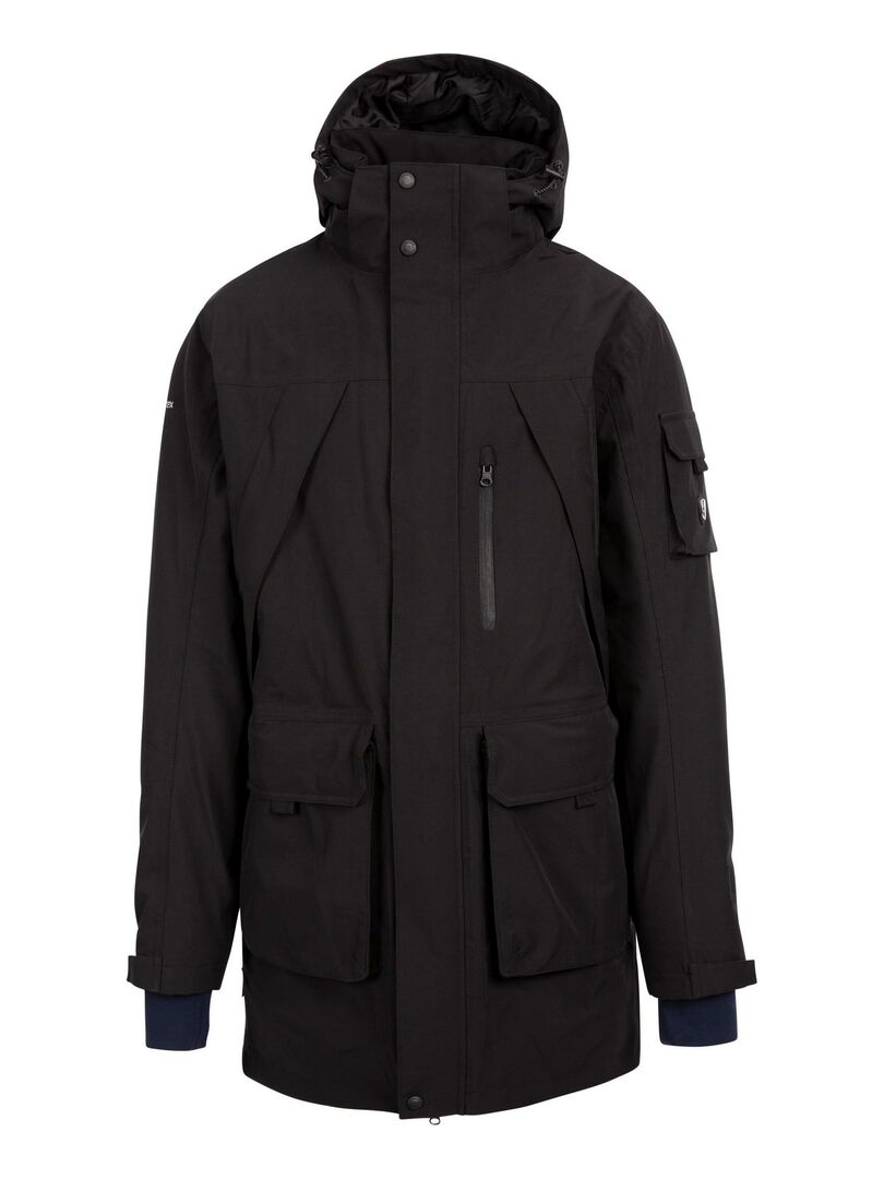 Parka Homme Trespass, Taille S, Noire, Imperméable Et Respirante, Très Bon état