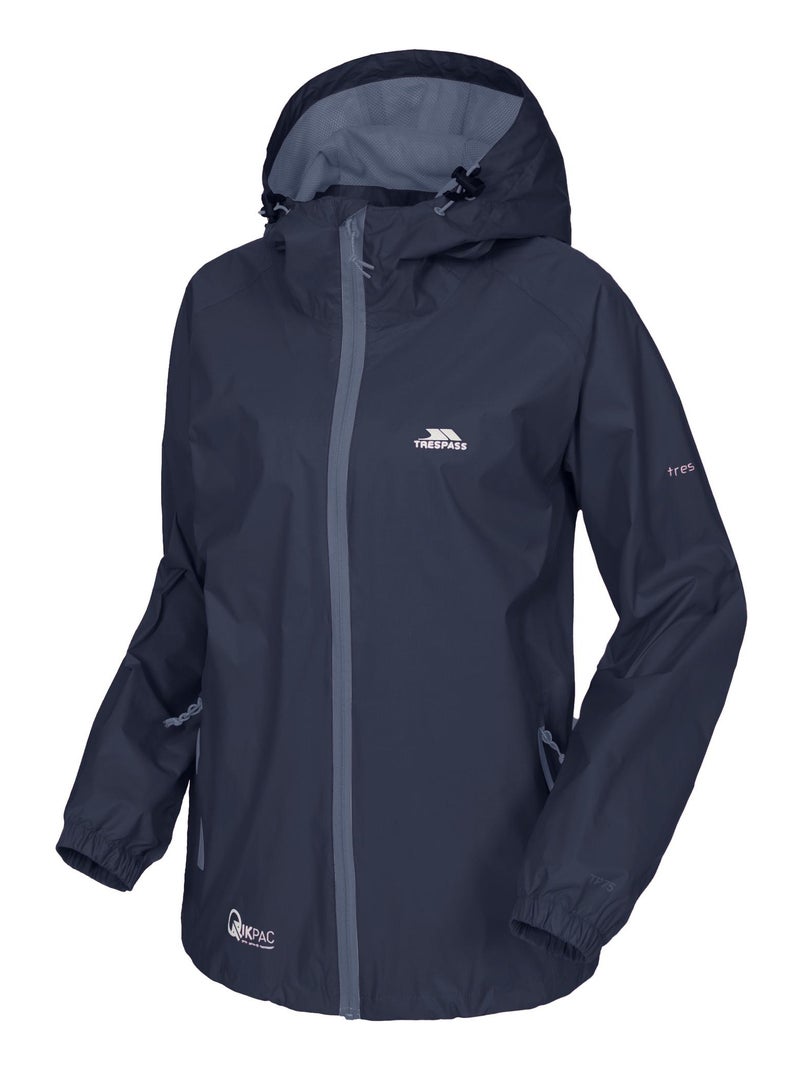 Trespass - Veste imperméable QIKPAC Bleu marine - Kiabi