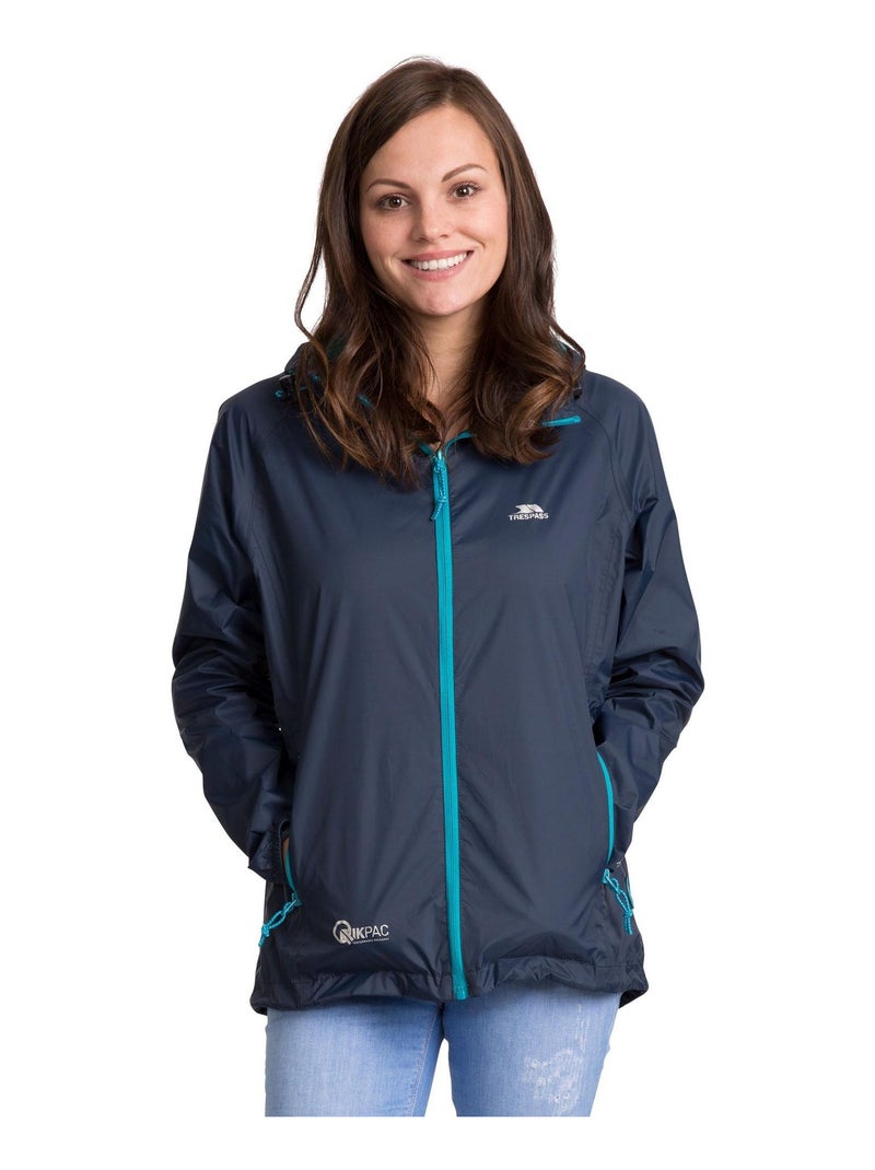 Trespass - Veste imperméable QIKPAC Bleu marine - Kiabi