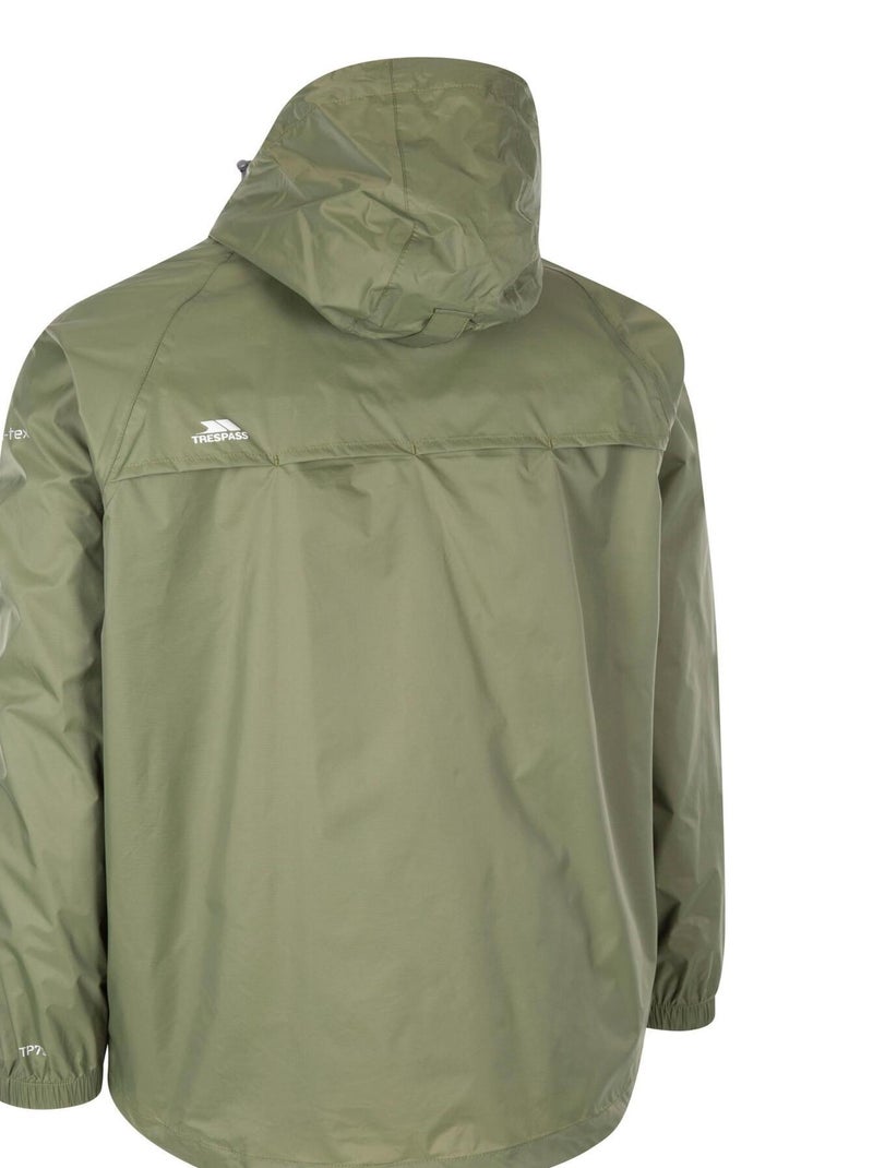 Trespass - Veste imperméable QIKPAC Kaki - Kiabi