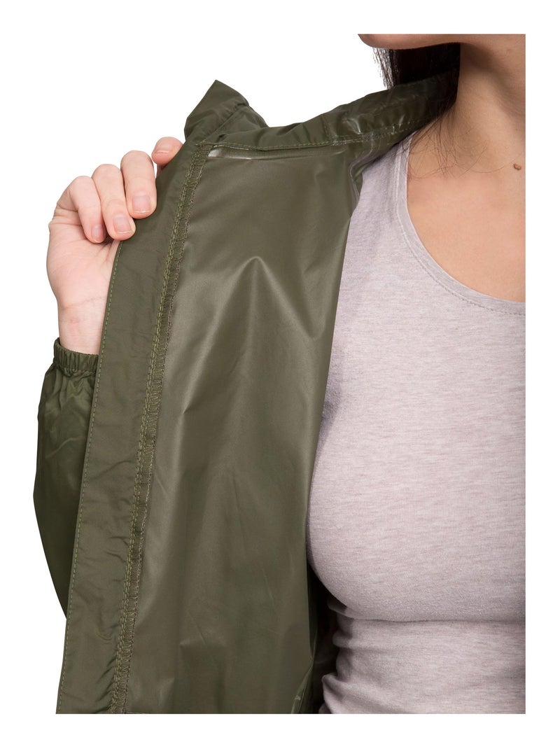 Trespass - Veste imperméable QIKPAC Kaki - Kiabi