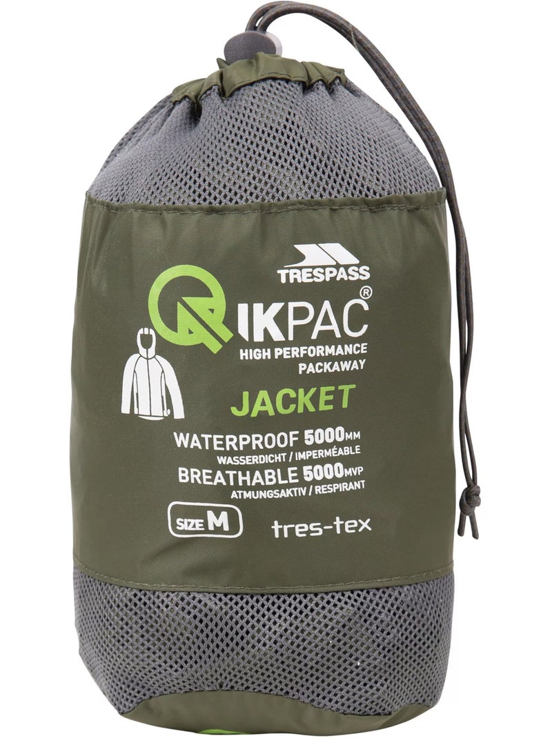 Trespass - Veste imperméable QIKPAC Kaki - Kiabi