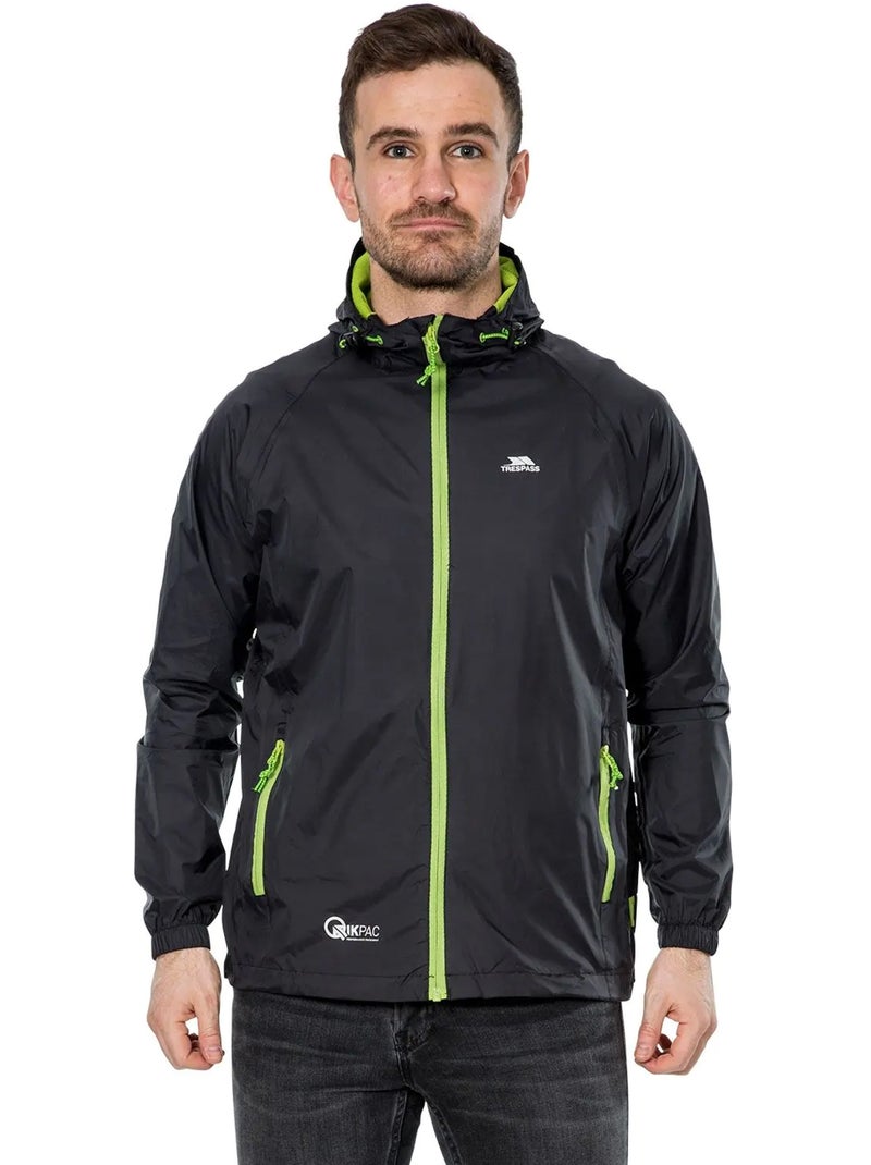 Trespass - Veste imperméable QIKPAC Noir - Kiabi