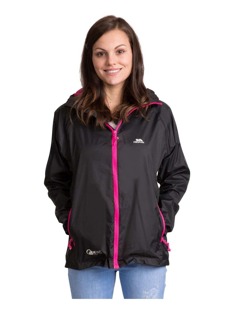 Trespass - Veste imperméable QIKPAC Noir - Kiabi