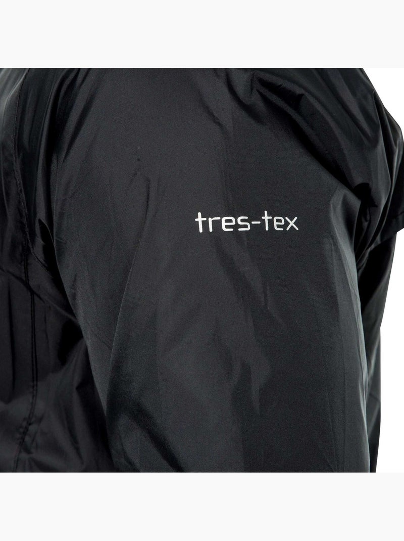 Trespass - Veste imperméable QIKPAC Noir Rouge - Kiabi