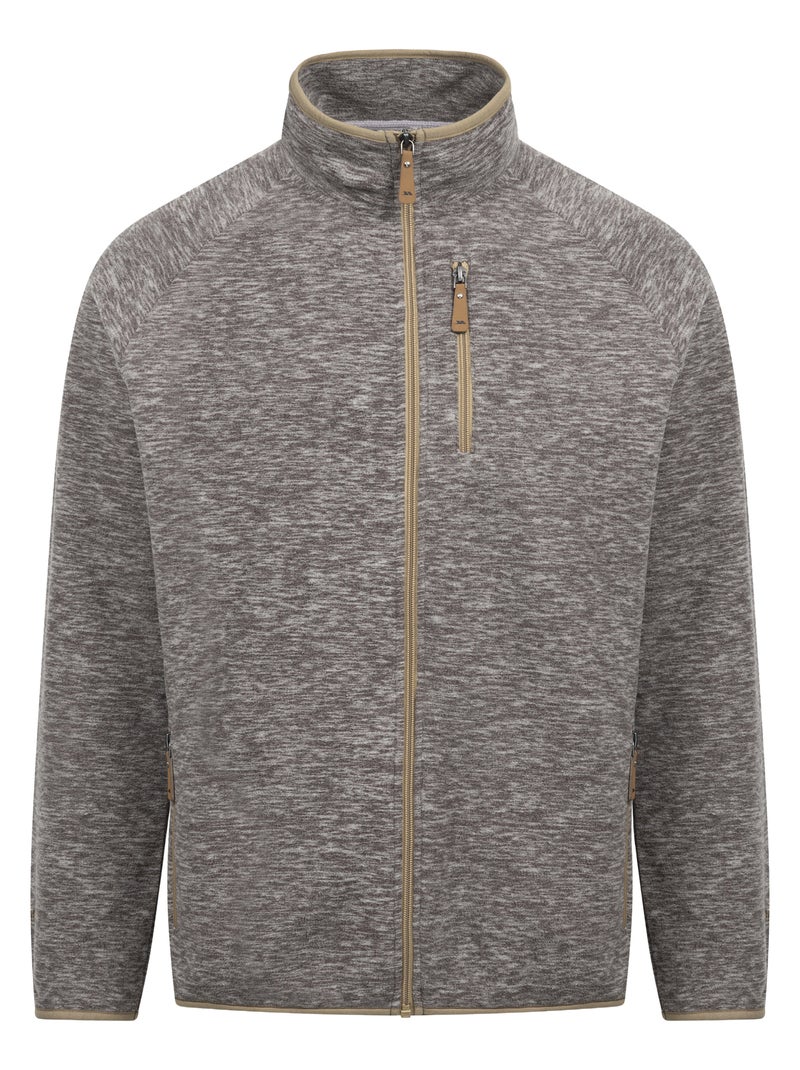 Trespass - Veste polaire COCHRANE Gris chiné - Kiabi