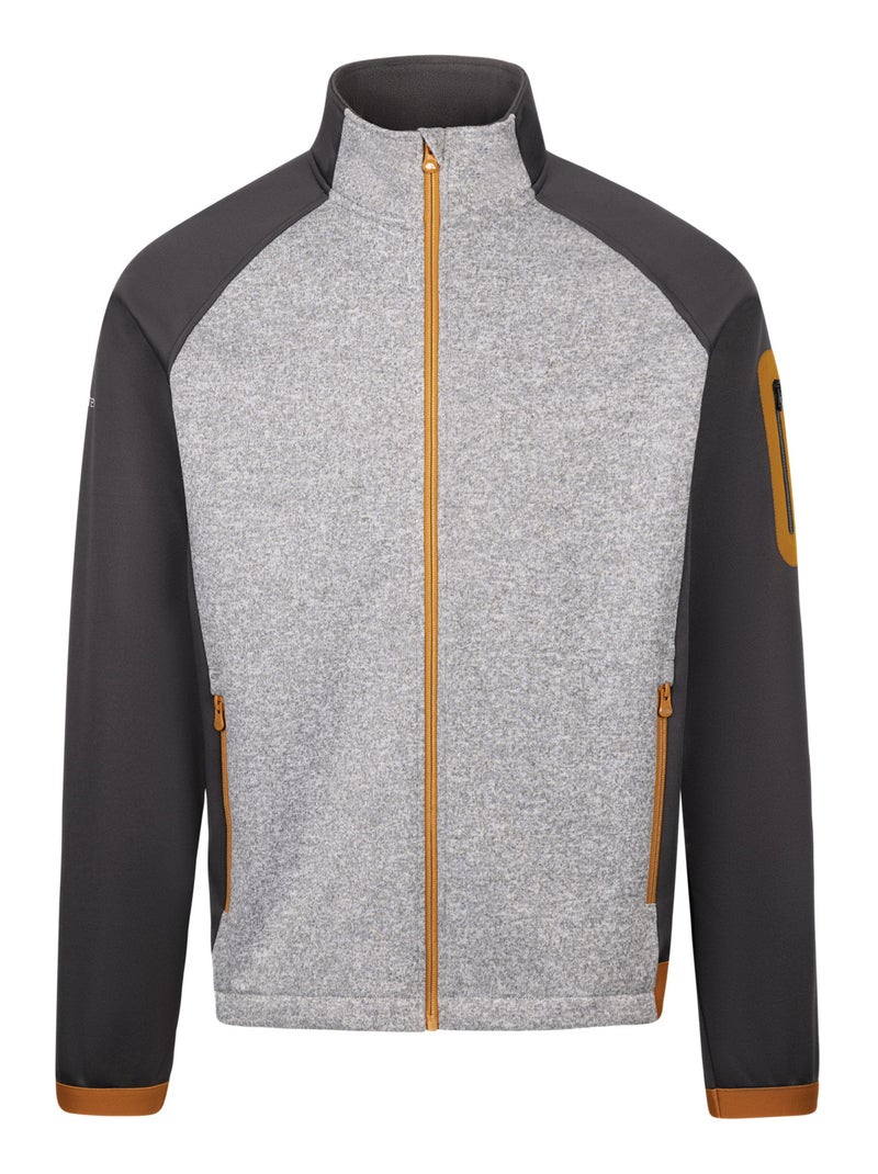Trespass - Veste polaire FOXEARTH Gris chiné - Kiabi